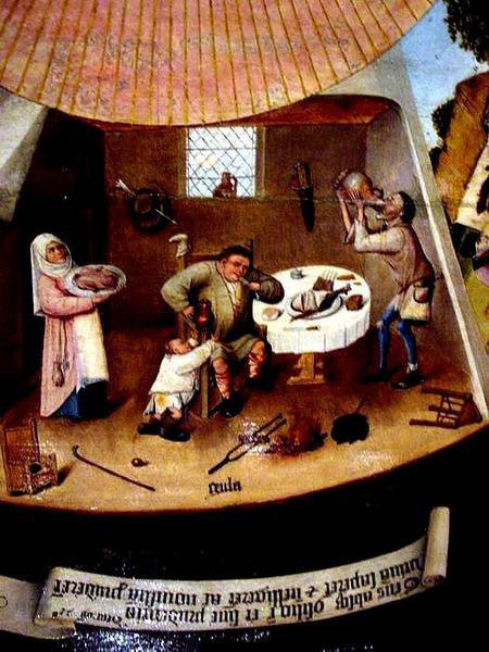 Hieronymus Bosch The Seven Deadly Sins and the Four Last Things oil painting picture